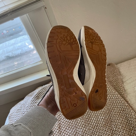 Womens Timberland Kiri Up Retro Sneakers Shoes Nubuck A1YMX A3219 Grey Size 7.5 - Picture 6 of 10